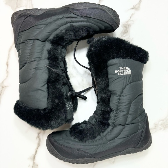 The North Face Nuptse Fur IV Cozy Goose Down Insulated Water Resistant Boots 9.5 - Picture 7 of 15